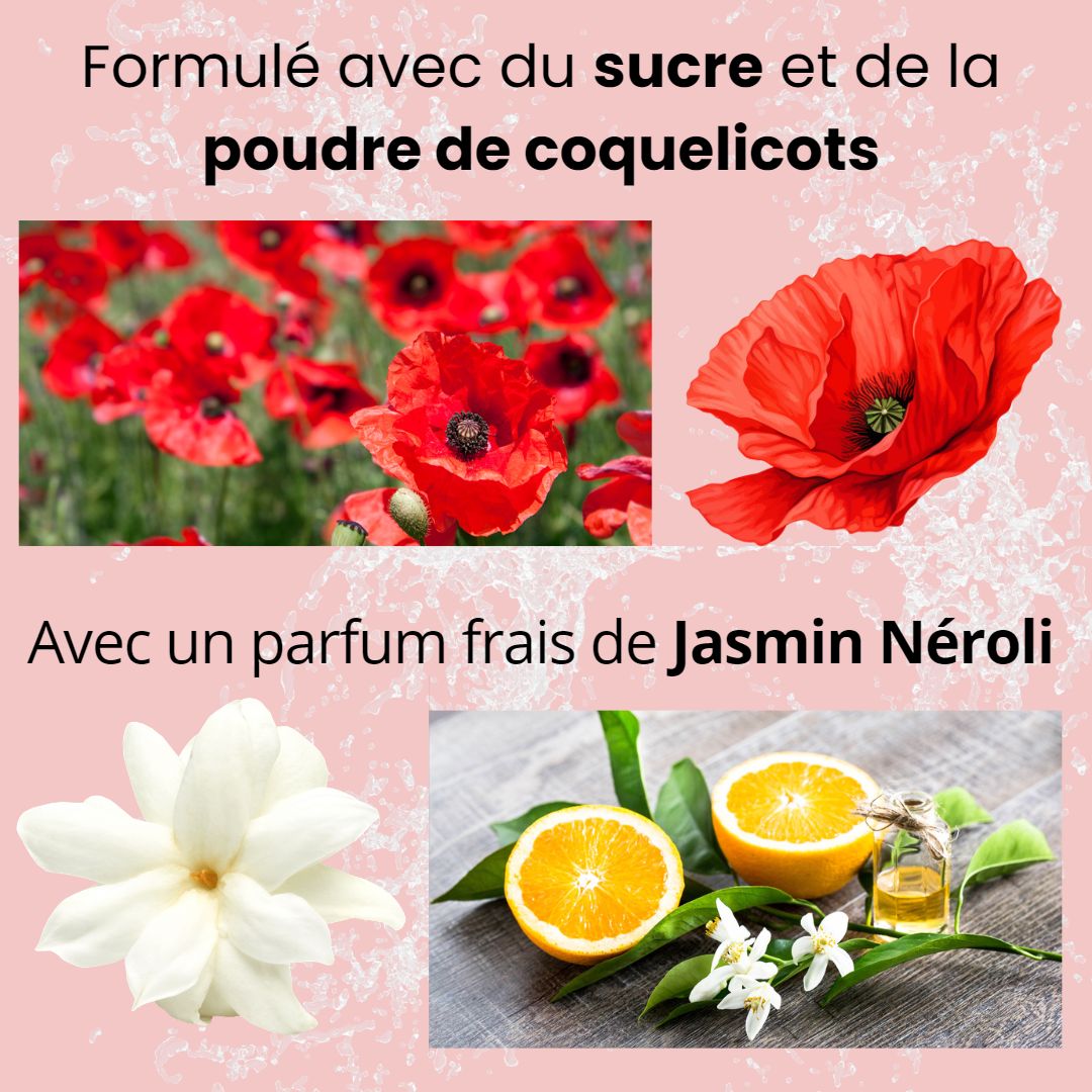 Gommage Coquelicots